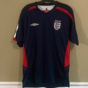 Used England soccer jersey